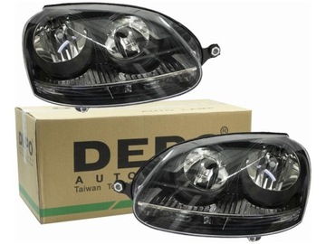 Лампи фари vw jetta iii mk3 04-10 golf v mk5 03-09 фото №1