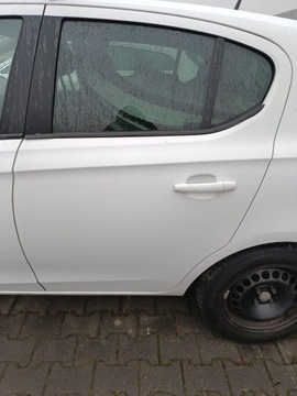 Opel corsa e 5 d двері ліві задні z40r фото №1