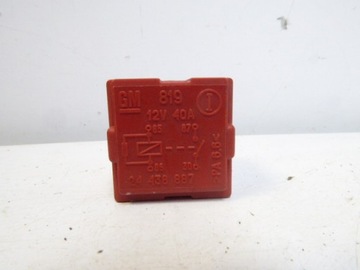 Saab vectra c meriva a рестайлінг 06-10 реле 819 12v 40a 24438887 фото №1