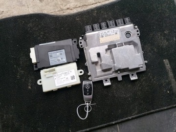 Mercedes w213 2.0 cdi модуль стартовый набор замок зажигания компьютер фото №1