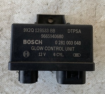 Реле свечей citroen c5 iii 3.0 hdi 9665940680 фото №1