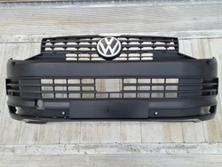 Vw t6 transporter бампер перед чёрный структура радар pdc фото №1