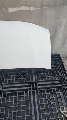 Renault master 2 ii 98-03 капот крышка двигателя белая фото №1