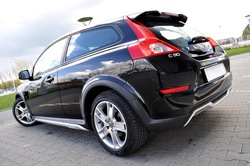 Volvo c30 пороги накладки пороговые фото №1