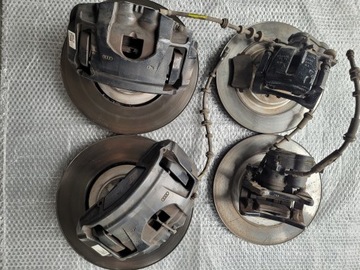 Audi sq5 q5 8r рестайлінг 2016r затискачі гальмівні комплект + диски 380mm 330mm фото №1