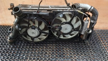 Saab 9-3 ii 1.9 tid радіаторів вентилятори комплект фото №1