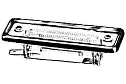 Лампа номерного знака регистрационный hella +подарки фото №1