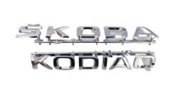 Skoda kodiaq знак емблема надпис фото №1