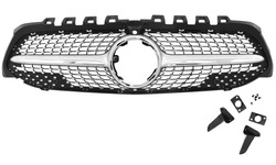 Решётка радиатор хром diamond mercedes a w177 18- фото №1