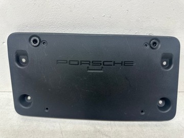 Накладка прокладка рамка основа номерний porsche macan 95b 95b807287ap оригінал фото №1