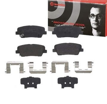 Тормозные колодки тормозные зад brembo do kia stinger 2.0 фото №1