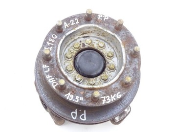 Daf lf 45 55 01-13 поворотный кулак ступица pprawy перед диск 19,5 8 винт фото №1