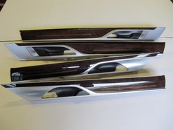 Планки дверь bmw g12 дерево led фото №1