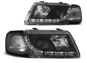 Лампы перед фары audi a3 8l 96-00 led чёрный фото №1