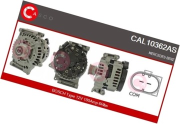 Генератор 12v 180a - casco cal10362as фото №1
