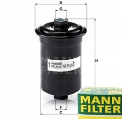 Фильтр топлива mann-filter do hyundai h-1 starex 2.4 фото №1