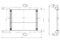 Nrf радиаторов воздуха впускной iveco eurostar, фото №1