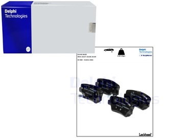 Delphi lp2295 набор тормозные колодки тормозных, тормоза дисковые фото №1