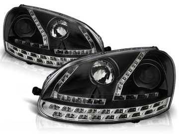 Лампи vw golf 5 v 03-08r daylight + поворотник. led фото №1