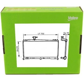 Радіаторів двигуна valeo do mazda 6 1.8 2.0 фото №1