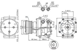 Nissens компрессор кондиционера land rover range ro фото №1