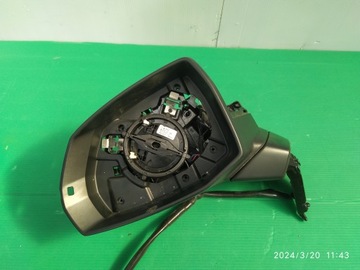 Дзеркало ліві audi q5 8 pin 80b857555 20r фото №1
