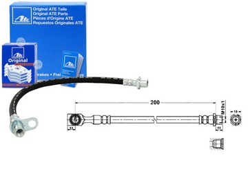 Шланг гальмівний elast. opel astra g astra g clas фото №1