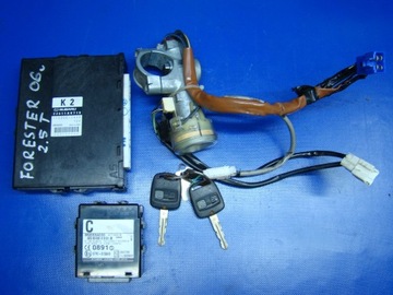 Блок керування двигуна замок запалювання forester ii 2.5 t 06-08 фото №1