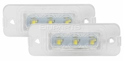 Підсвітка номерного знака led mercedes gl ml r фото №1