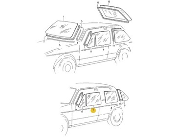 Новая стекло дверная левый перед 5d vw golf 1 caddy фото №1