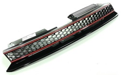 Решётка радиатор решётка радиатора vw golf vi 02-12 gti оптика фото №1