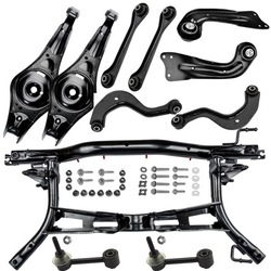 Рама підвішування зад балка важіль x8 szt важелі зад skoda octavia ii гвинти фото №1
