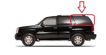 Cadillac escalade 02-06r стекло кузовная задняя левая оригинал oem фото №1