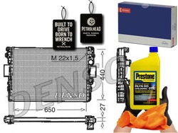 Радіаторів двигуна iveco daily iii 2.8d 05.99-07.07 #petrolhead pro+ kit5 фото №1
