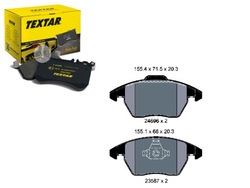 Textar 2469601 набір гальмівні колодки гальмівних, гальма дискові фото №1