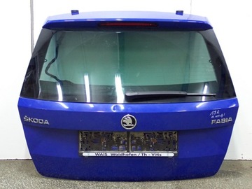 Кришка багажника комплектна оригінал європа skoda fabia iii універсал 19r фото №1