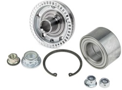 Ступица + подшипник колёса передней skoda octavia i audi a3 фото №1