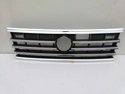 Volkswagen touareg iii 18- решітка радіатора решітка бампера перед хром нова оригінальний номер 3742 фото №1