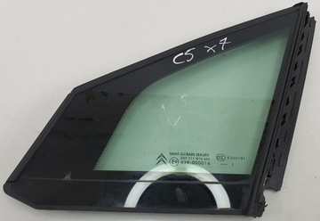 Стекло дверь левый перед малый citroen c5 iii x7 рестайлинг фото №1