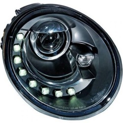 Лампы перед vw beetle 98-05 прозрачный/чёрный led фото №1