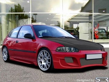 Honda civic v пороги dj-тюнінг фото №1