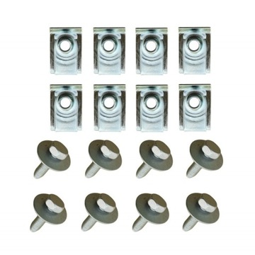 Застібки захисні накладки двигуна renault clio laguna scenic фото №1