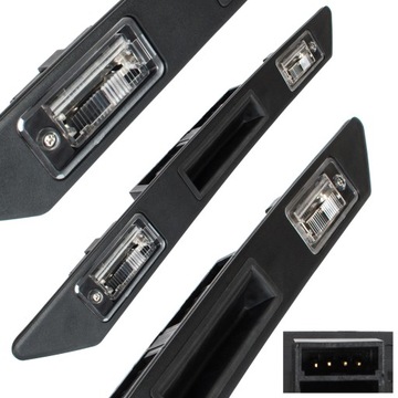 Планка підсвітка номерного знака do audi a3 a4 a6 q7 фото №1