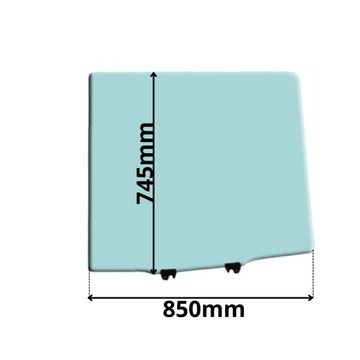 Скло бокова опускна w двері daf xf106 e6 ліва 0183 фото №1