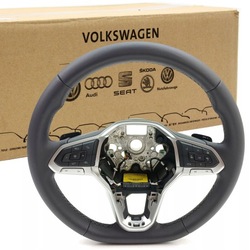 Кермо багатофункціональний чорна шкіра volkswagen passat b8 3g0419089dm фото №1