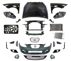 Leon 05-09 перед капот крыло лампа бампер pas фото №1