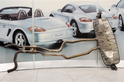 Porsche 955 cayenne глушник кінцевий, cayenne s 4.5l фото №1