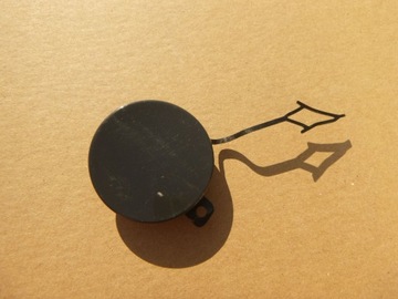 Vw passat b8 універсал 14-19 заглушка фаркоп hak бампер зад 3g9807441 фото №1