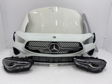 Mercedes cla w118 рестайлинг przód-maska, бампер, led performance, крылья фото №1