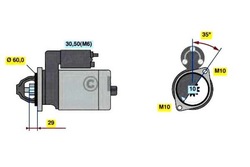 Bosch стартер 906240280 9069061100 9062402 a000 фото №1